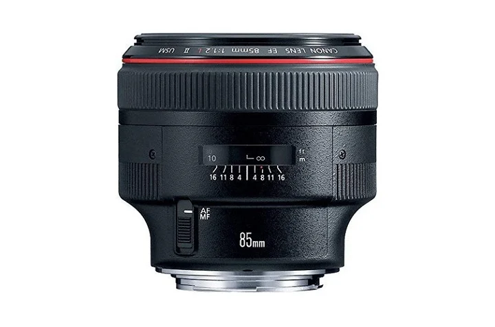 Canon EF 85mm f/1.2 L II USM, Lensa Fix Canon